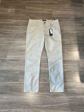 Kenneth Cole Slim Straight Tan Chino Pants